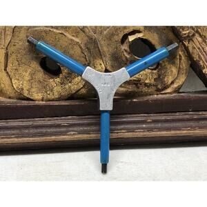 Vintage Park Tool AWS-1 Bicycle Wrench 4, 5, 6 MM Metric Y-Hex Made in USA